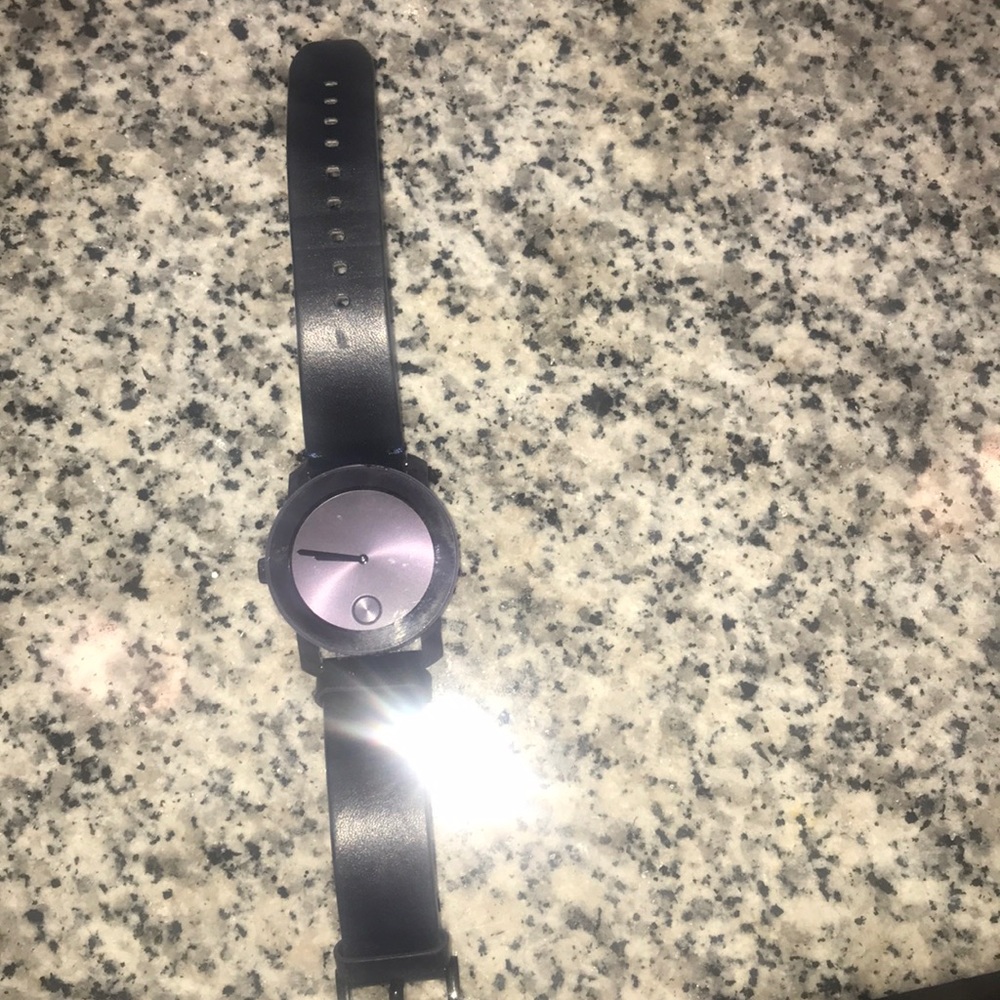 Lightly worn Navy Blue Movado Men’s watch